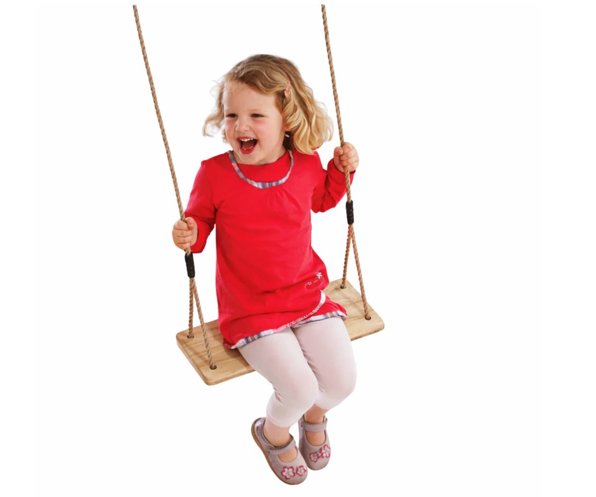 Puidust kiigeiste tugevate köite ja sõlmekinnitustega