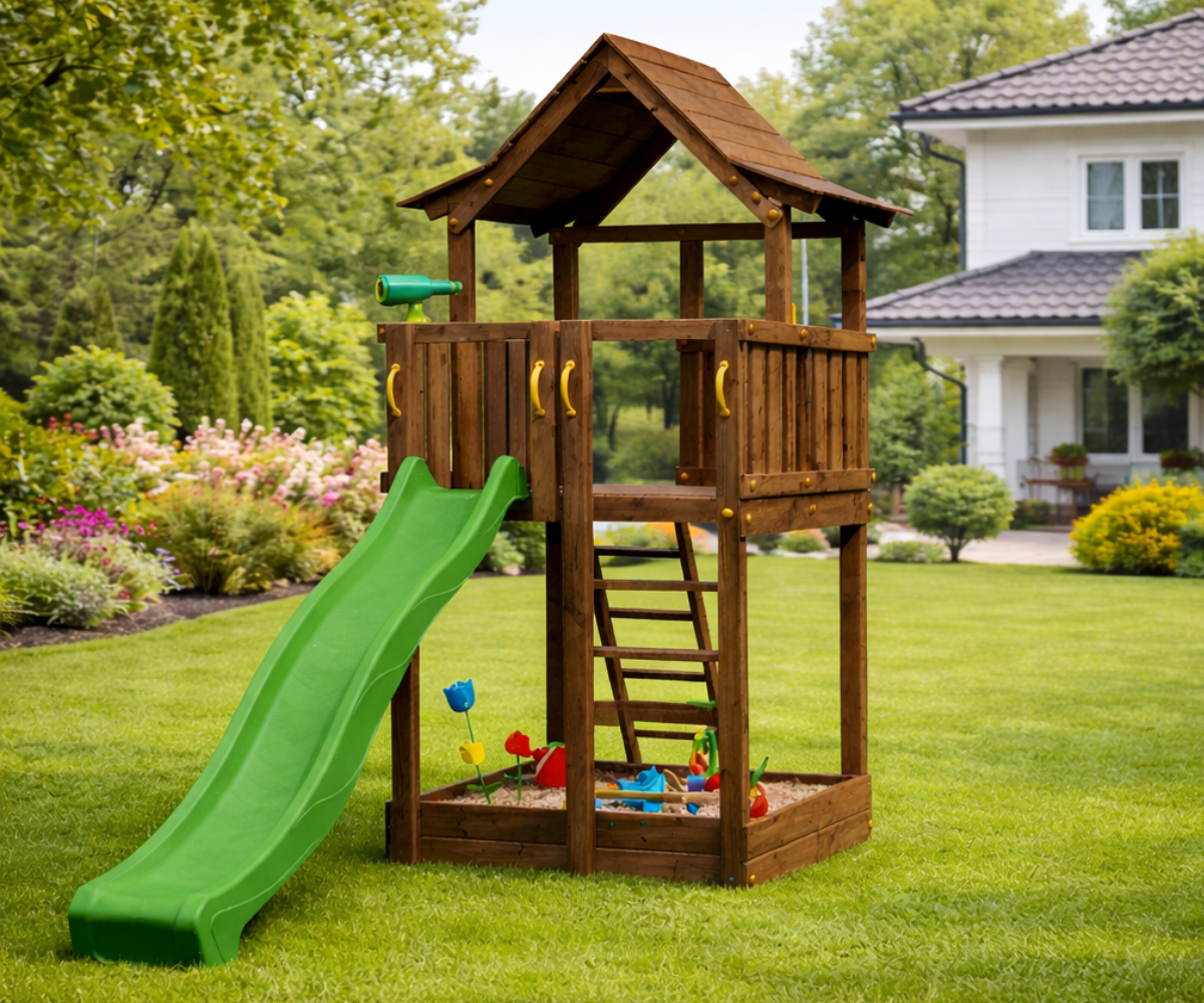 Mänguväljak Pagoda (immutatud) tagahoovis