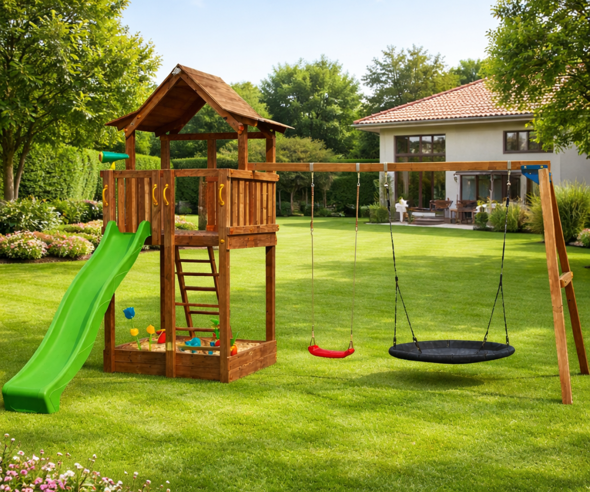 Mänguväljak Pagoda + kiigemoodul Swing