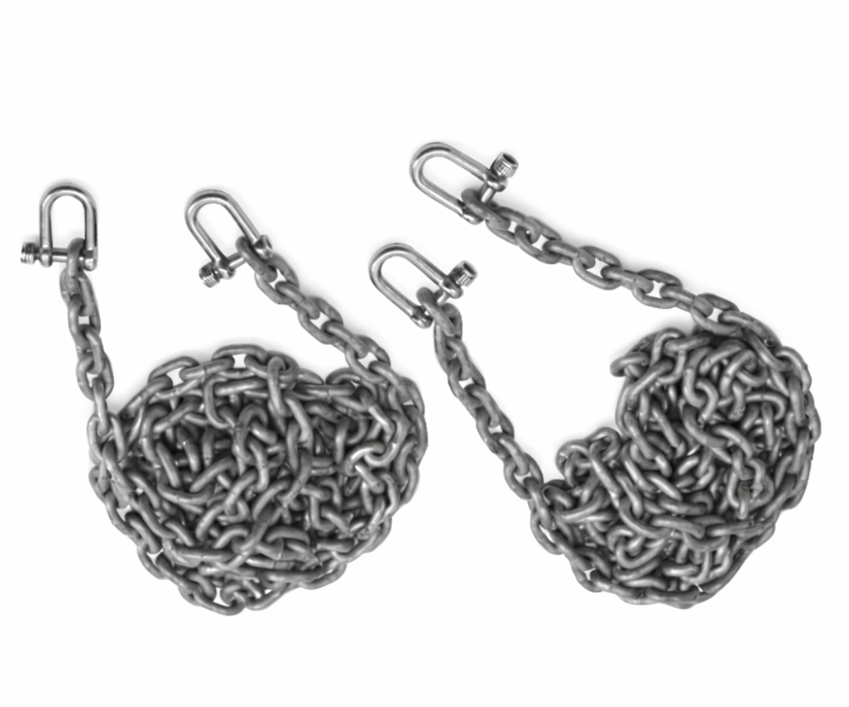 Kuumtsingitud kiigeketid 2,5 m painduvale kiigeistmele