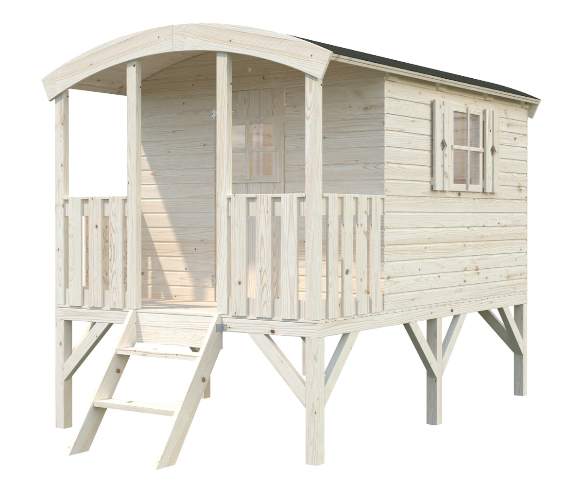 Mängumaja Huck 3,3m² (naturaalne)