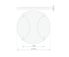 Pesakiik Winkoh sinine/oranz Ø100cm