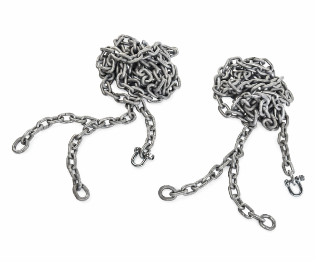 Ilmastikukindel kuumtsingitud kiigekett avalikul mänguväljakul