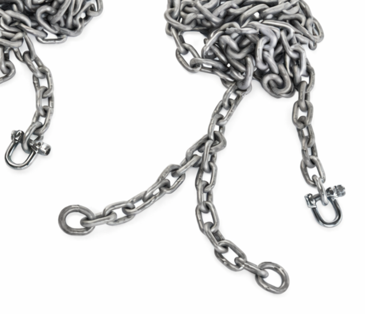 Kuumtsingitud 2,5 m “Curve” kiigekett beebikiige jaoks lähivaates