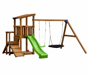 Mänguväljak Cascade + kiigemoodul Swing (immutatud) pesakiigega