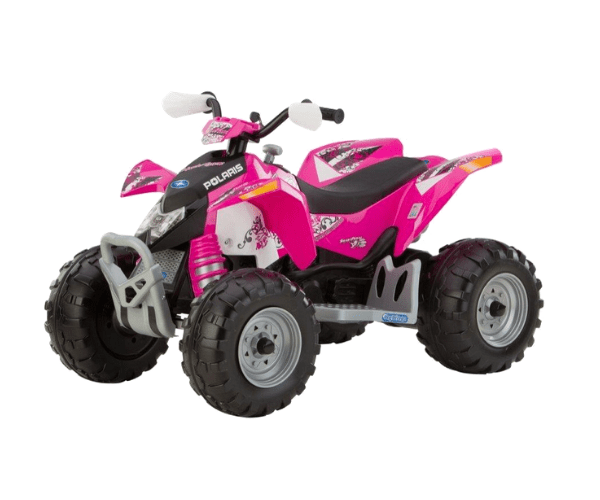 PEG PEREGO® Laste ATV akuga 12V Polaris Outlaw Pink Power