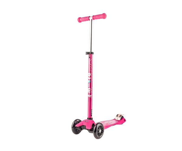 Laste tõukeratas Micro Maxi Deluxe (roosa), lastele 5-12 aastat