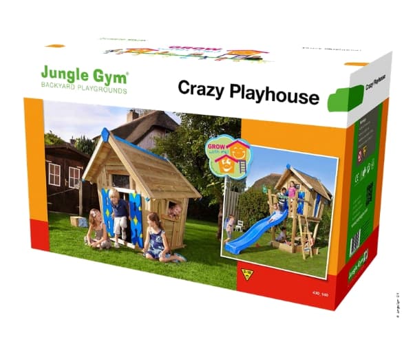Tee ise mängumaja: Mängumaja Crazy Playhouse (ilma puitmaterjalita)