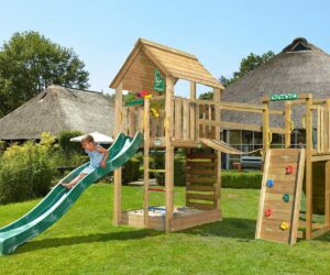 Mänguväljak Jungle Gym Cabin + sillamoodul Clatter Bridge