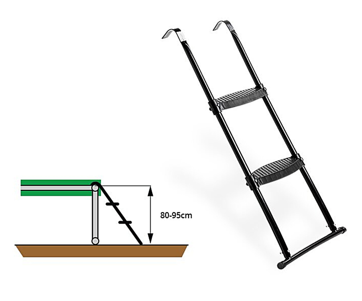 EXIT L-redel üle 80 cm raamiga batuudile, detail astmetest