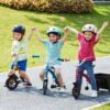 Laste jooksuratas Micro G-Bike Chopper Deluxe (kollane), lastele vanuses 2-5 eluaastat