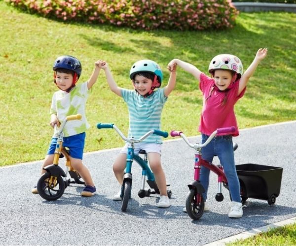 Laste jooksuratas Micro G-Bike Chopper Deluxe (kollane), lastele vanuses 2-5 eluaastat