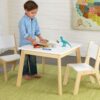 Laste laud ja toolid, 'Kidkraft' Modern, valge