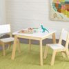 Laste laud ja toolid, 'Kidkraft' Modern, valge