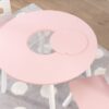 Laste laud ja toolid, 'Kidkraft' Round, roosa-valge