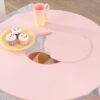 Laste laud ja toolid, 'Kidkraft' Round, roosa-valge