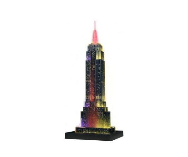 Pimedas helendav 3D pusle Empire State Building
