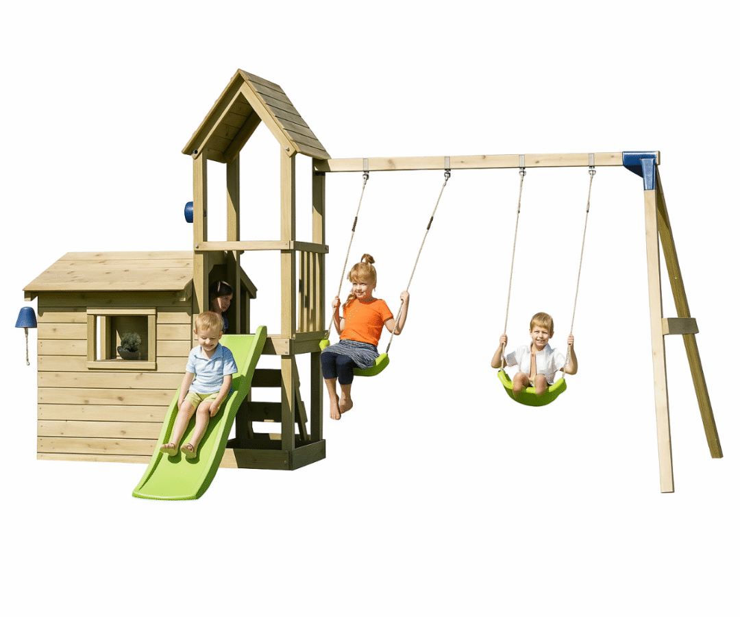 Mänguväljak Lookout + kiigemoodul Swing (naturaalne)