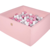 Pallimeri kandiline Meow 90x90/40cm + 200 palli (roosa-õrnroosa mix)