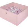 Pallimeri kandiline Meow 90x90/40cm + 200 palli (roosa-roosa mix)