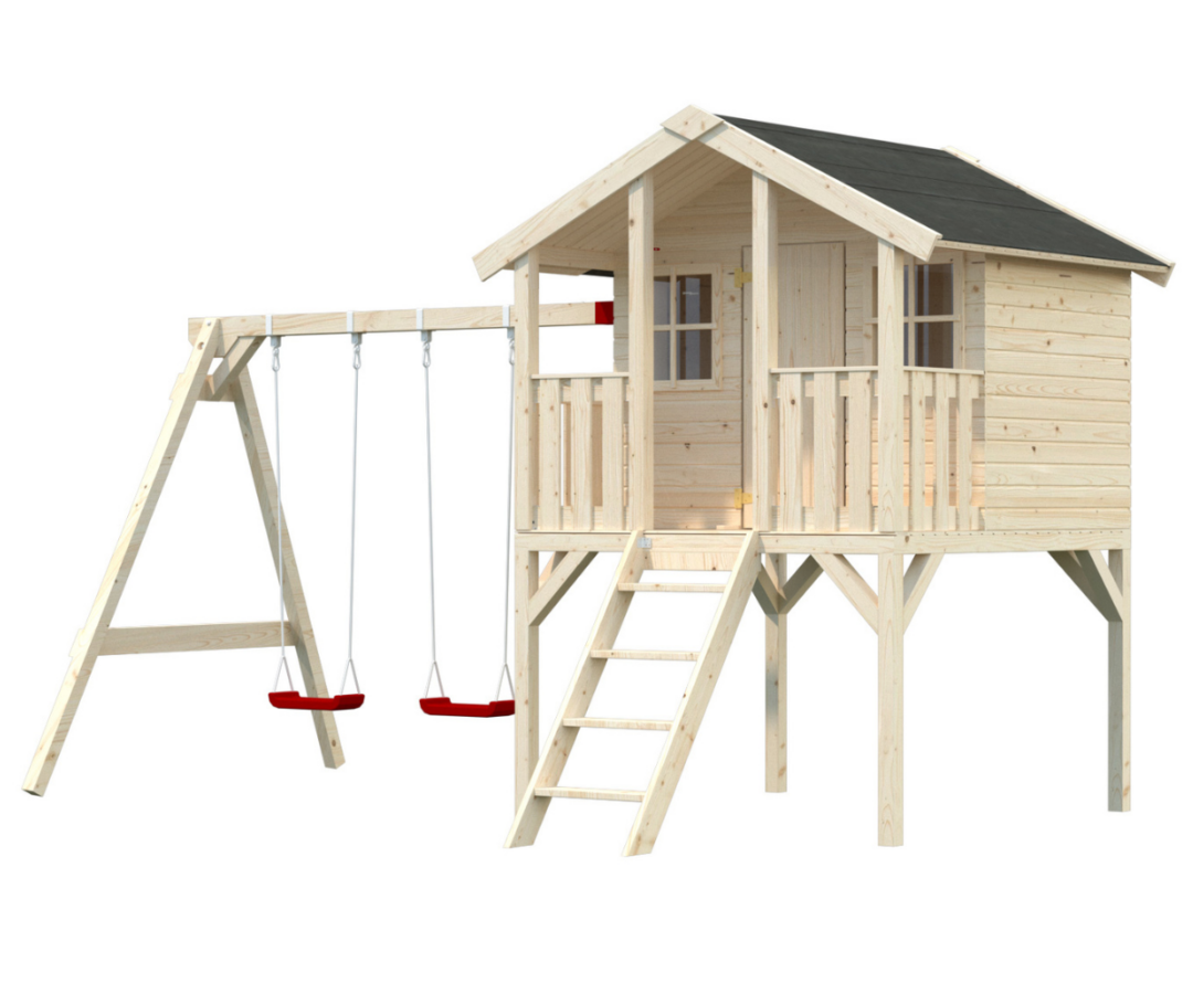 Toby 2,1m² + 2-kohaline kiik (naturaalne)