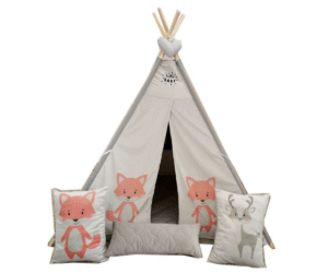 Tipi telk Rebane koos alusmati ja kolme padjaga lastetoas