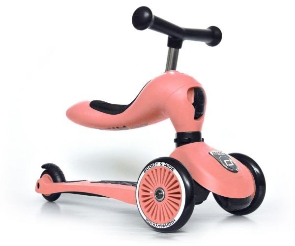 Laste tõukeratas Scoot and Ride Highwaykick 1 kaks ühes (Peach), lastele 1-5 aastat