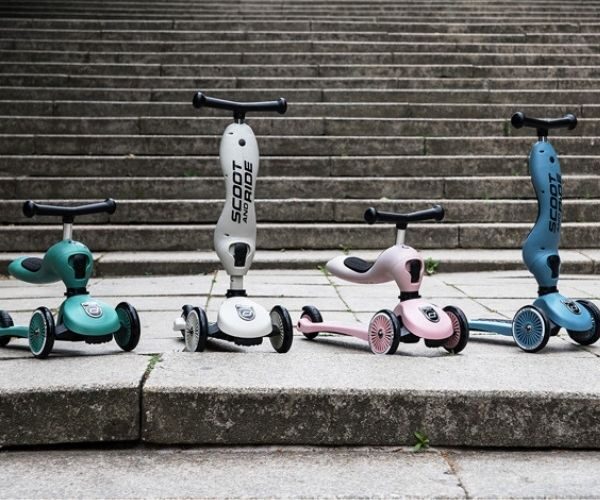 Laste tõukeratas Scoot and Ride Highwaykick 1 kaks ühes, lastele 1-5 aastat
