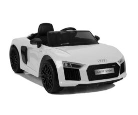 Laste elektriauto Suur Audi R8 2x45W valge, puldiga