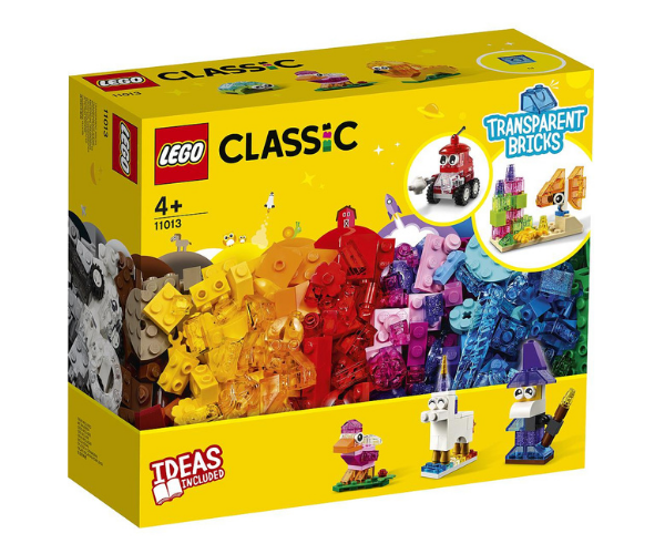 LEGO Classic Loovmängu klotsid (+läbipaistvad klotsid)