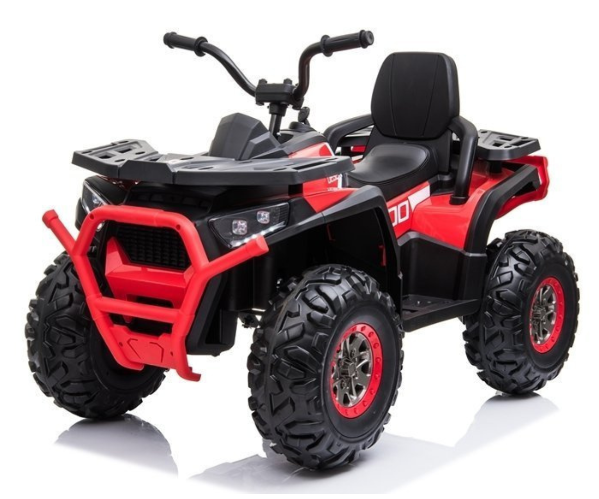 XMX607 punane ATV külgvaates – sportlik laste elektrisõiduk