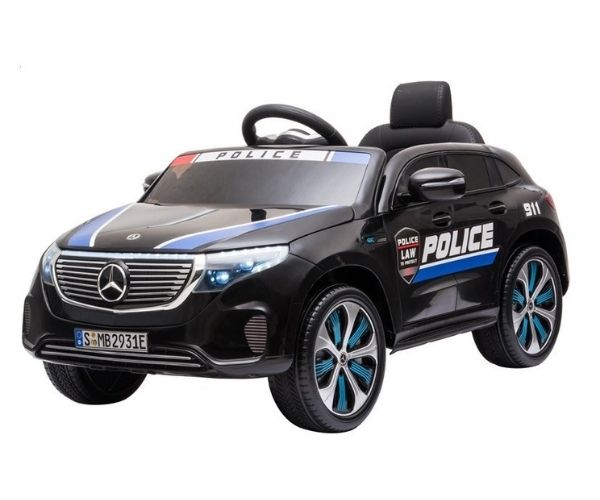 Laste elektriauto Mercedes EQC 400 2×45W Politsei, puldiga