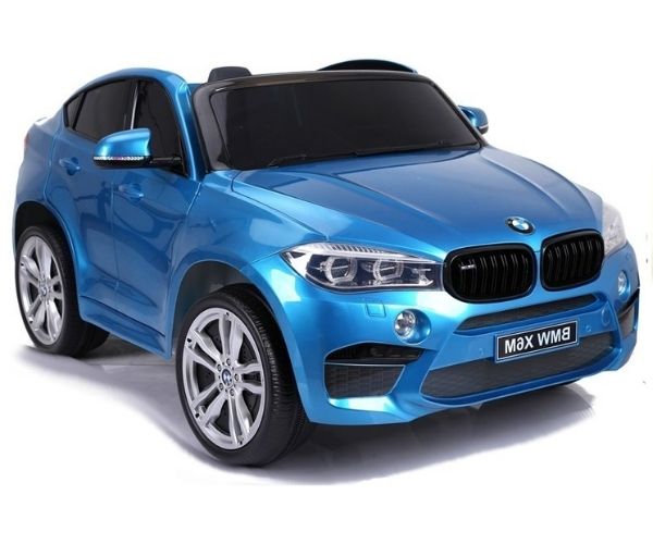 Laste elektriauto BMW X6M TUNING 2x120W sinine, puldiga (2-kohaline)