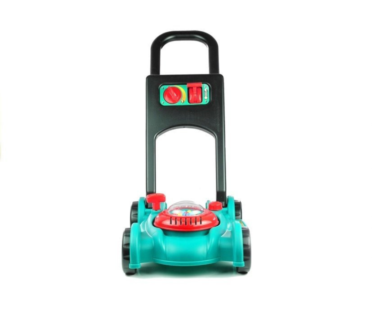 Väikese aedniku komplekt muruniiduki ja kiivriga 4