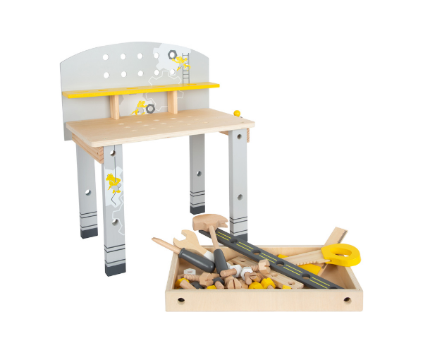 Laste puidust kompaktne töölaud Miniwob + 23 tarvikut (6)