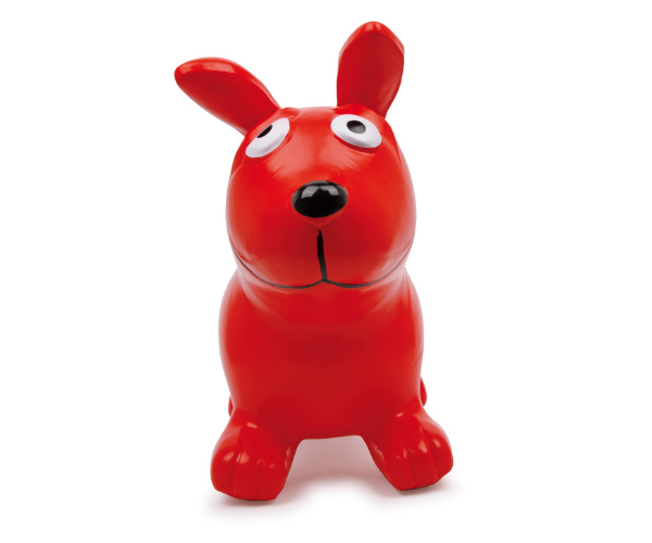 Hüppeloom koer Bodo, punane