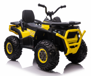 Kollane laste elektriline ATV XMX607 – sportlik disain ja võimas nelikvedu