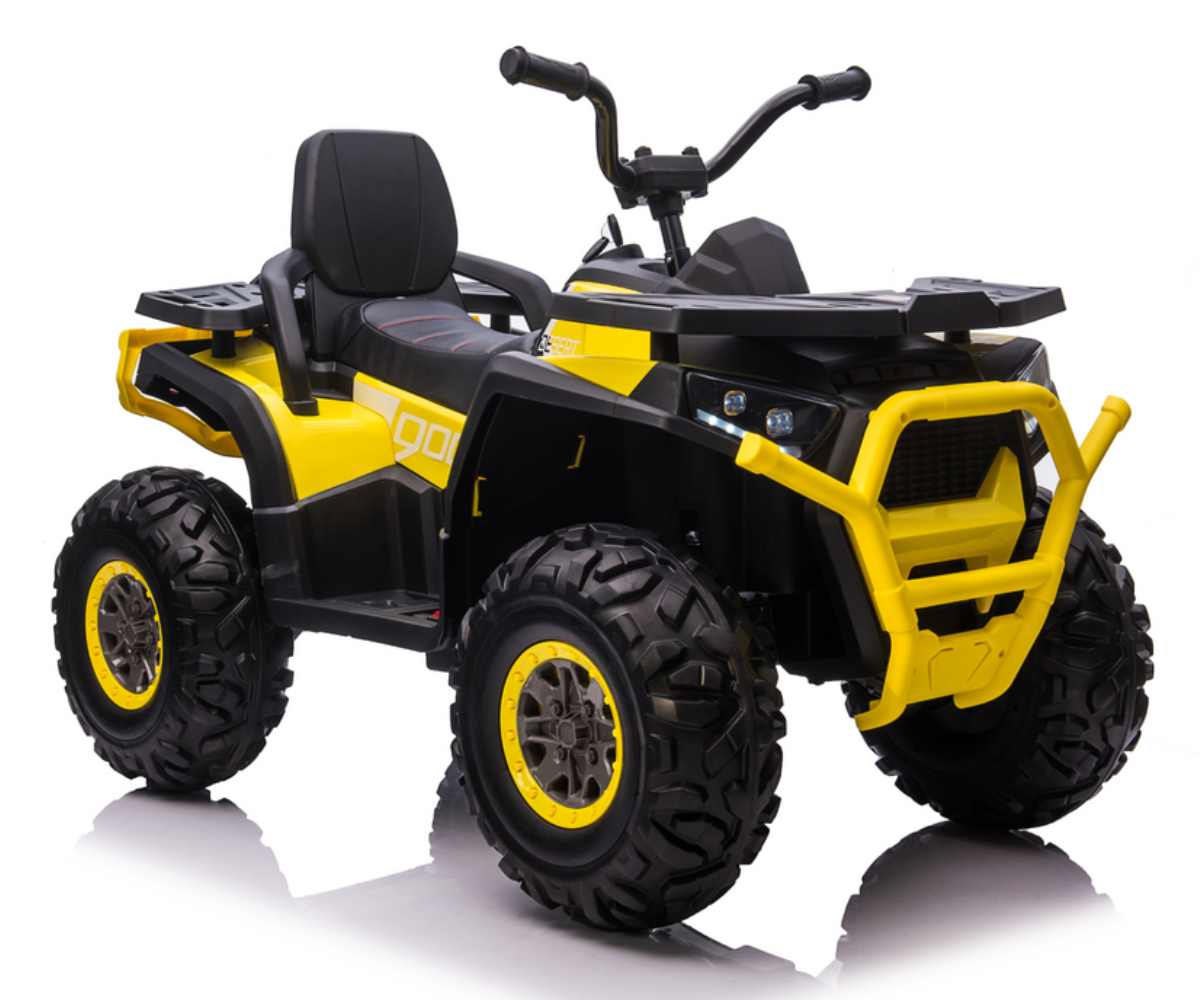 Kollane laste elektriline ATV XMX607 – sportlik disain ja võimas nelikvedu