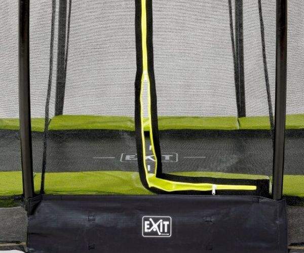 EXIT batuut maapinnale 'Siluett' 214x305cm + ohutusvõrk ja vedrukate, roheline