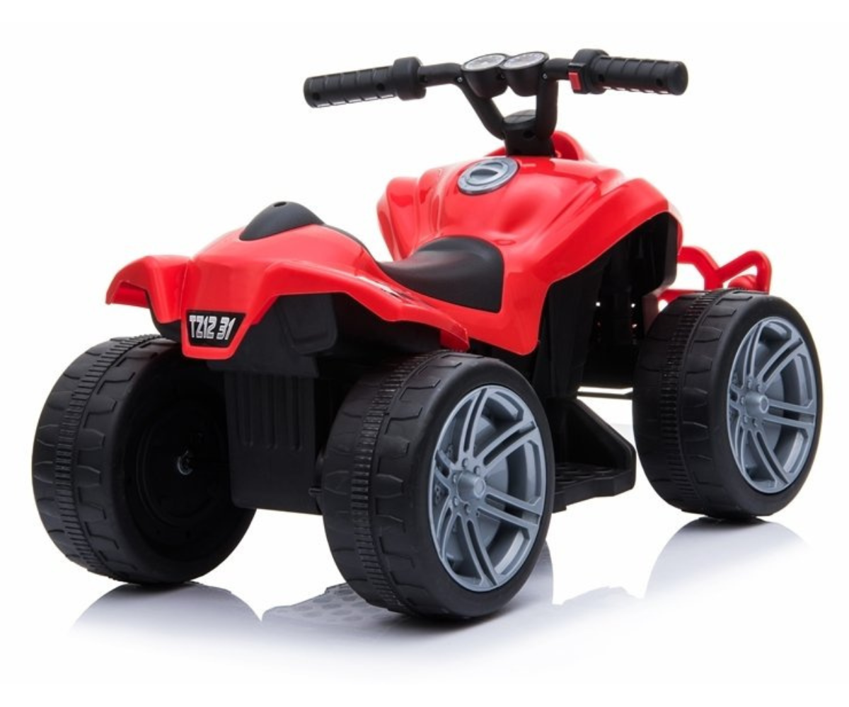 Punane laste ATV TR1805 – mugav plastikust iste ja turvaline disain