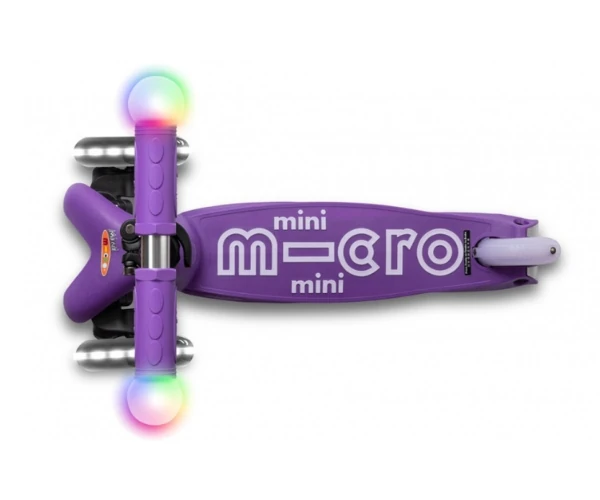 Laste tõukeratas Micro Mini Deluxe Magic LED-rataste ja käepidemetega (4)