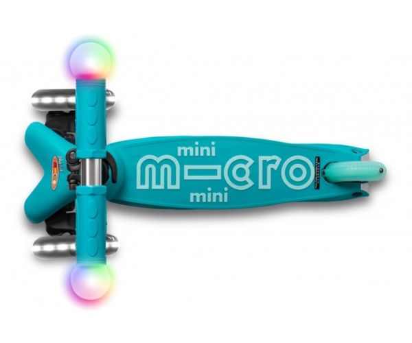 Laste tõukeratas Micro Mini Deluxe Magic LED-rataste ja käepidemetega (5)