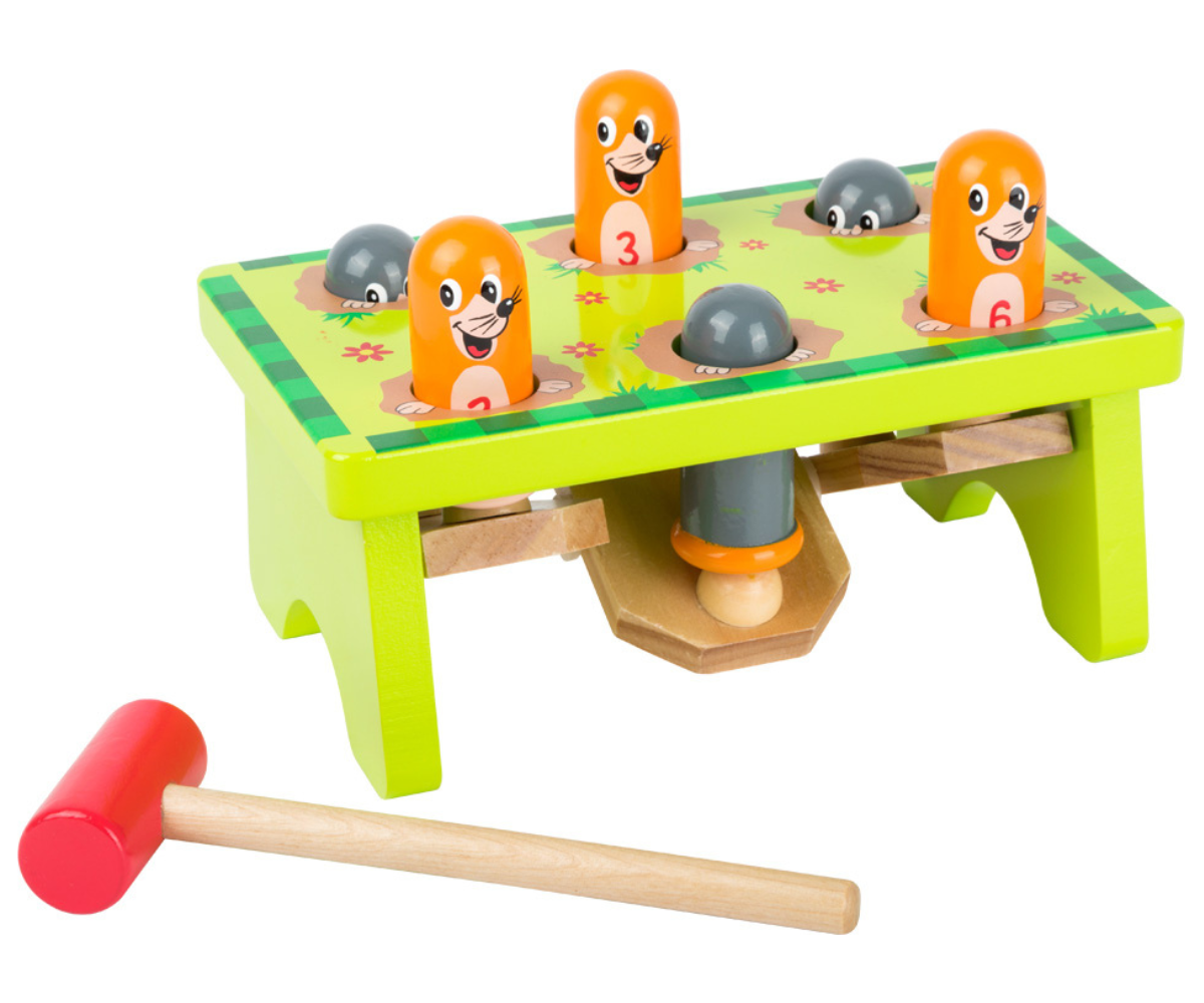 Puidust mutimäng väikesele lapsele aktiivseks ja lõbusaks mänguks