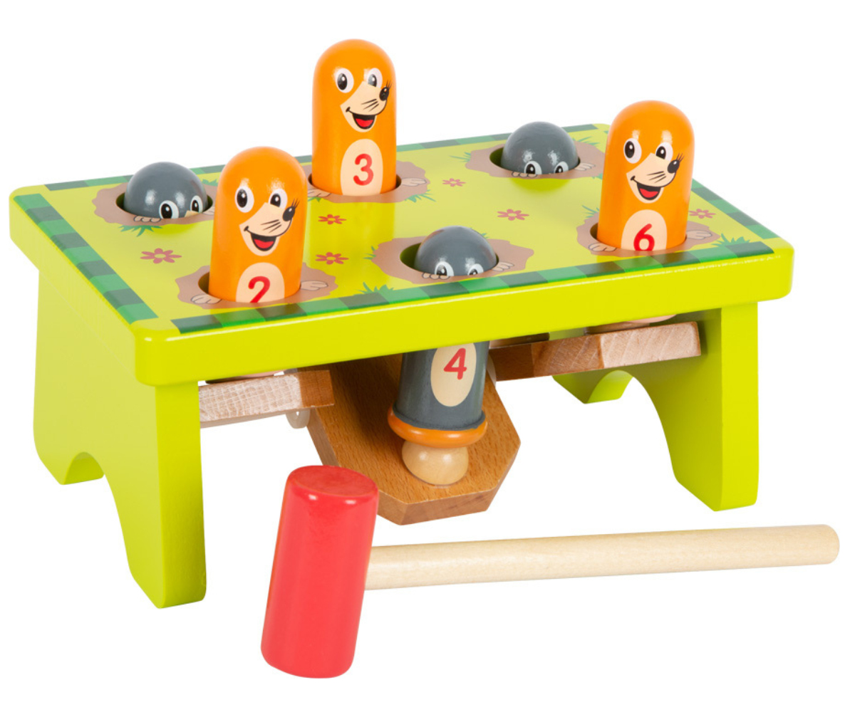 Laste haamrimäng mutikestega käe-silma koordinatsiooni arendamiseks