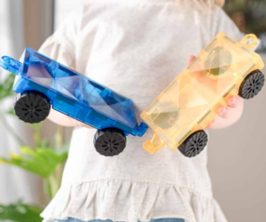 Connetix magnetklotsid 2-osaline Rainbow Car autode komplekt (Laiendus)