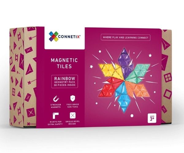 Connetix magnetklotsid 30-osaline Geometry (laienduspakk)