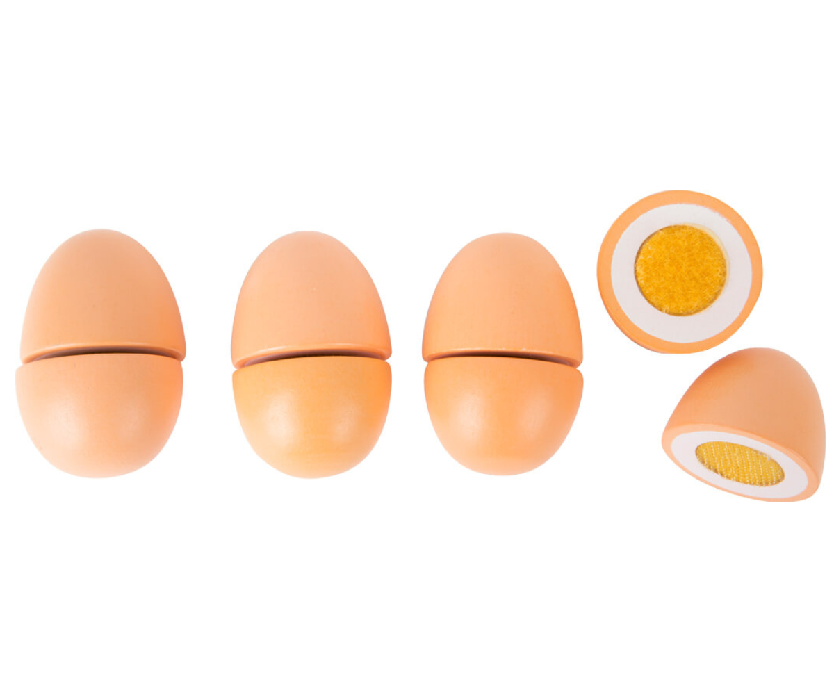 Mängumunad takjakinnitusega munakarbis väikesele kokale