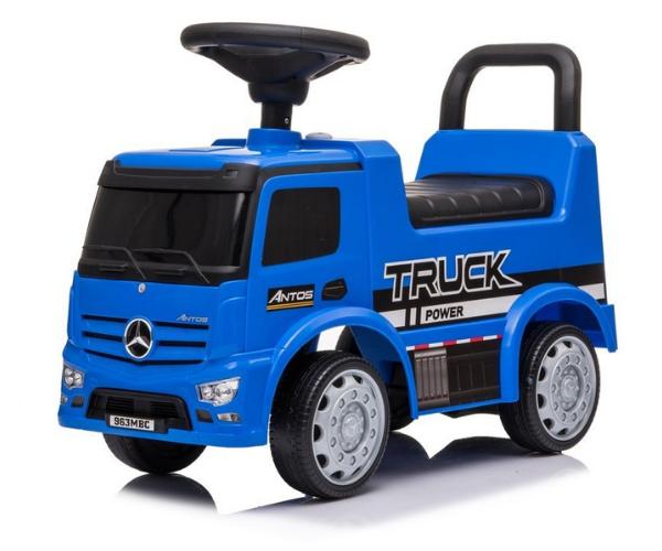 Pealeistutav auto Mercedes Antos Truck helidega, sinine