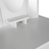 Tüdruku meigilaud ja tool (buduaarilaud), valge
