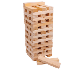 Puidust Jenga mäng